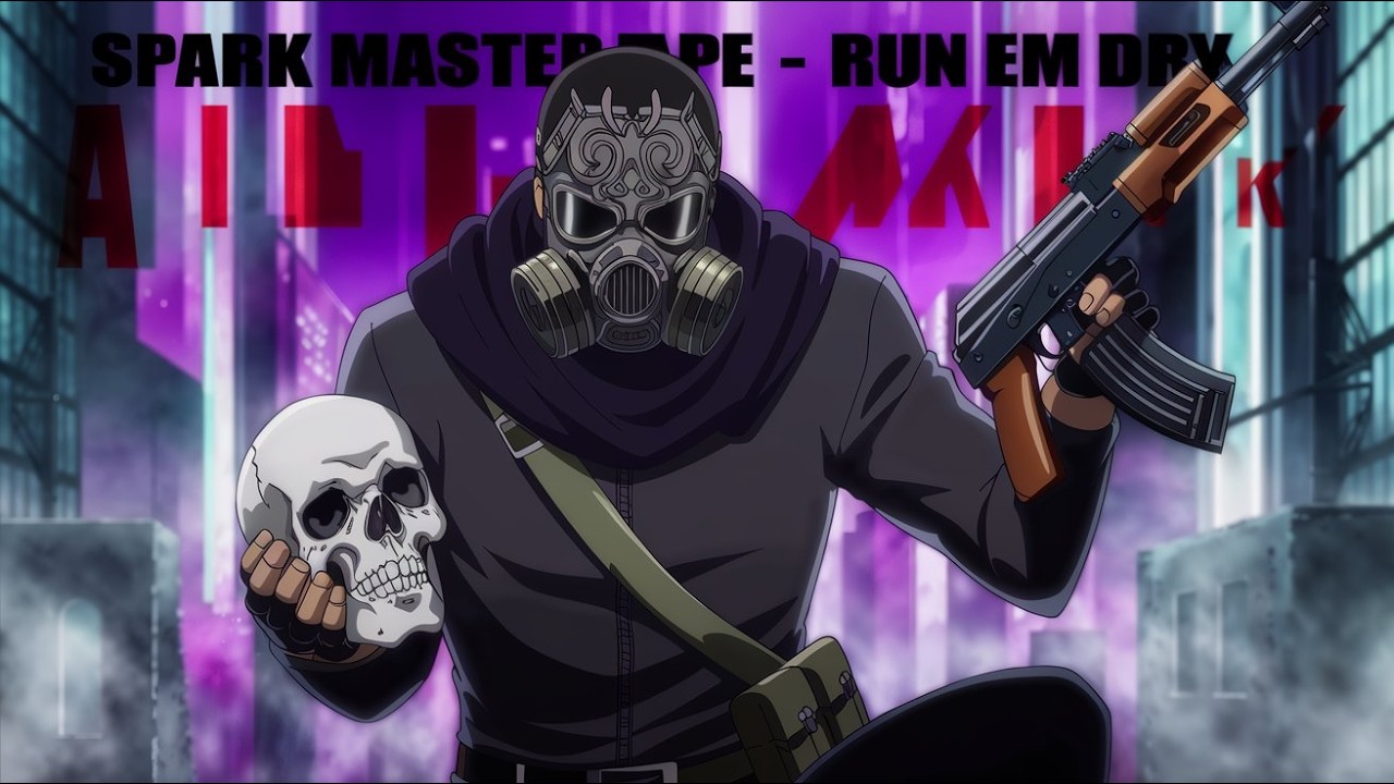SPARK MASTER TAPE - RUN EM DRY (Prod.  by Paper Platoon) V!SUALS by AMKk