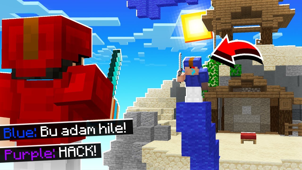 HAHAHA! HERKES HİLE DİYOR! 😂 Minecraft BEDWARS