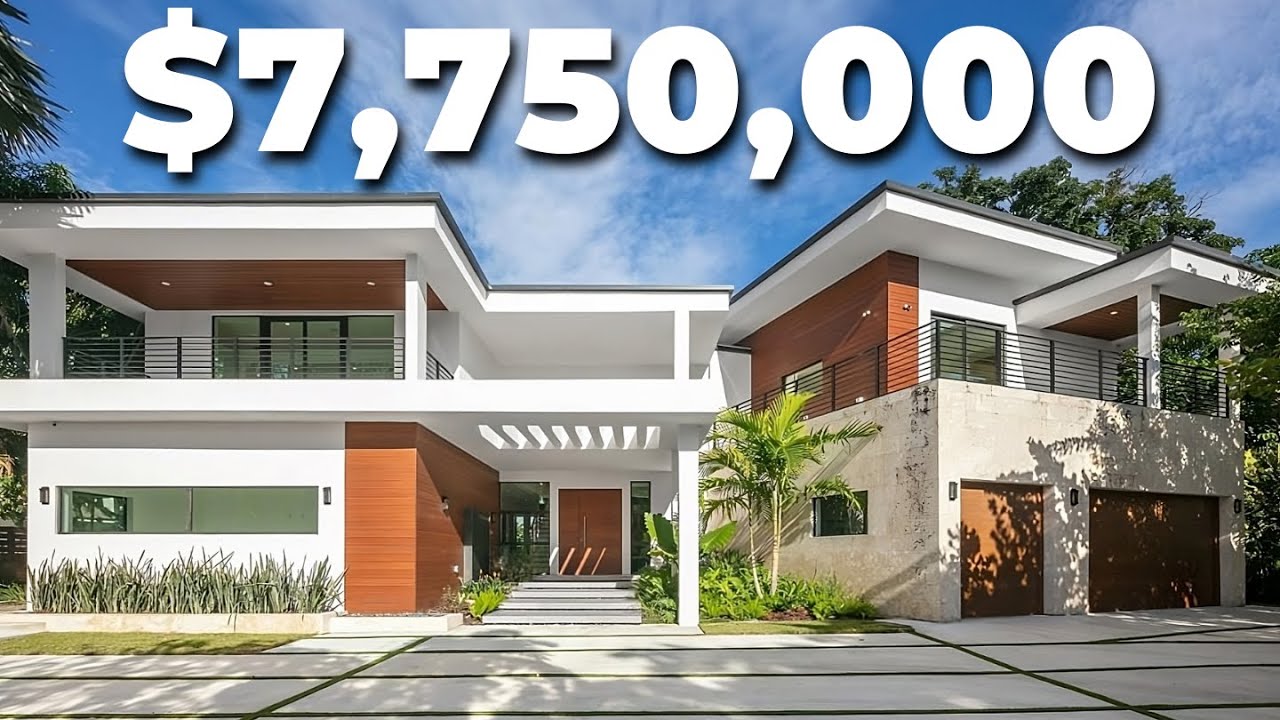 Touring a $7,750,000 Modern Waterfront Home! Fort Lauderdale, FL