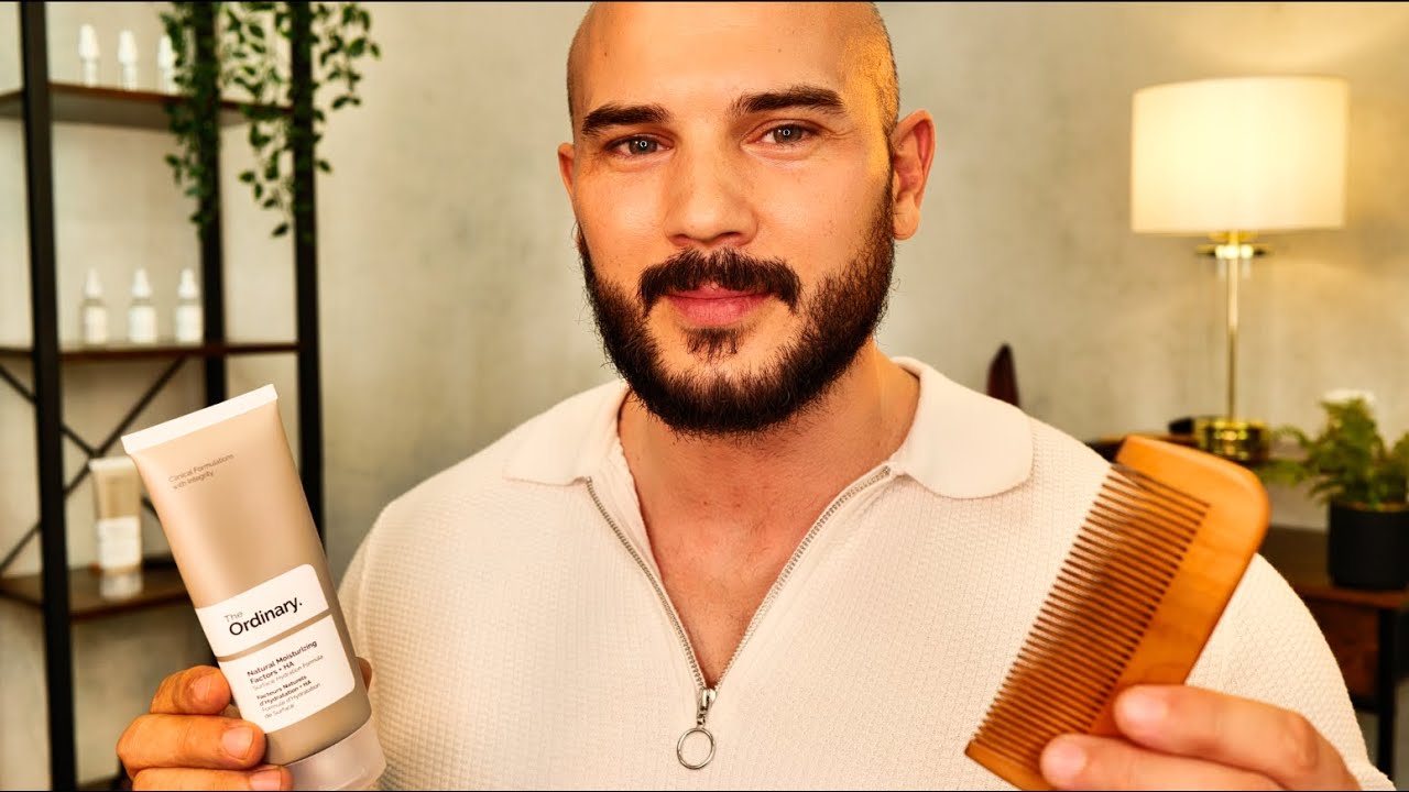ASMR | Slow and Gentle Face Treatment for Sleep (Safe Male Personal Attention) Taking Care of You