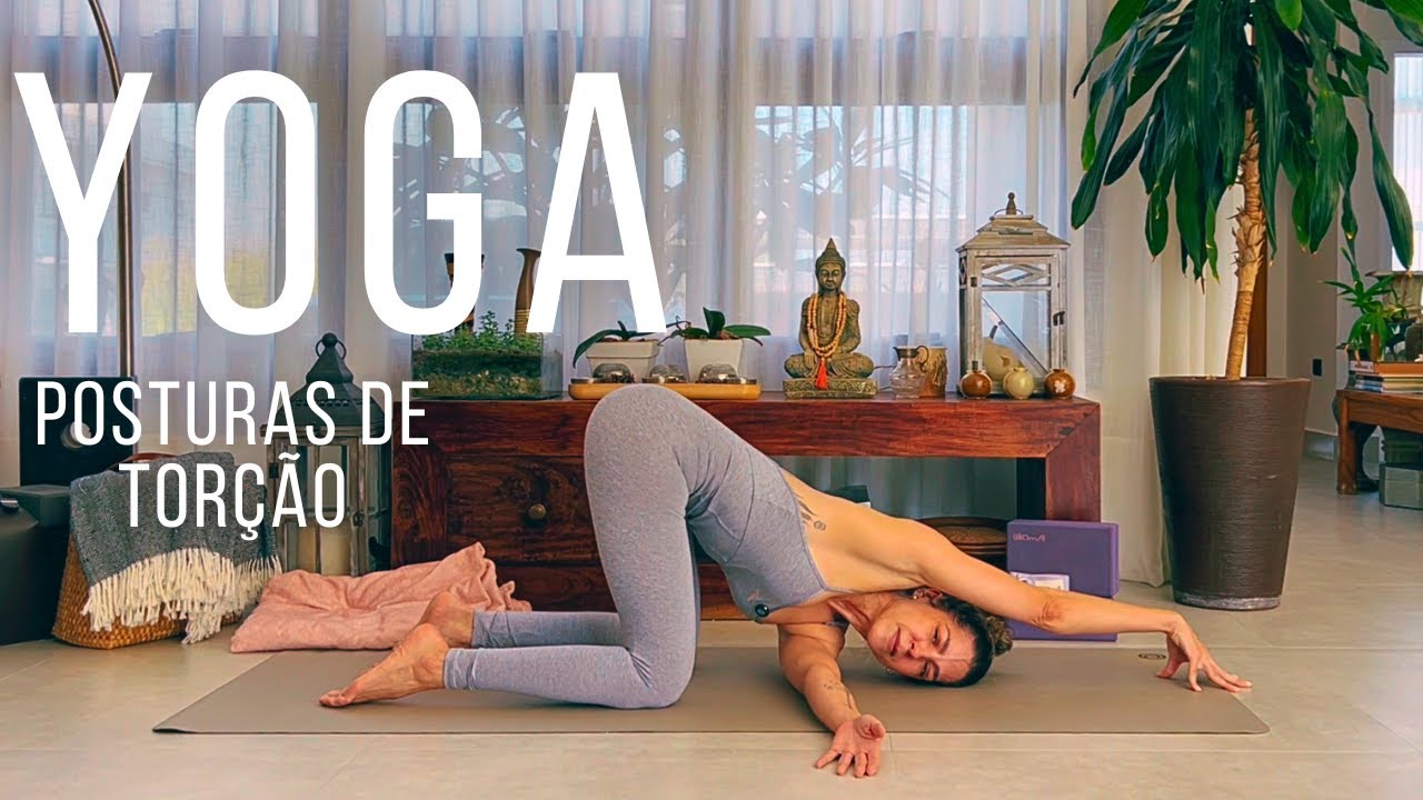 AULA DE YOGA POSTURAS DE TORÇÃO