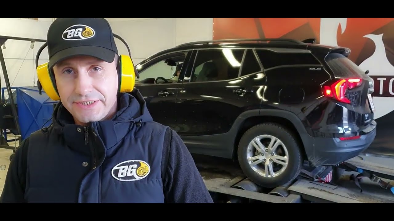 GMC 1.5 GDI проверка на династенде до и после обслуживания ДВС