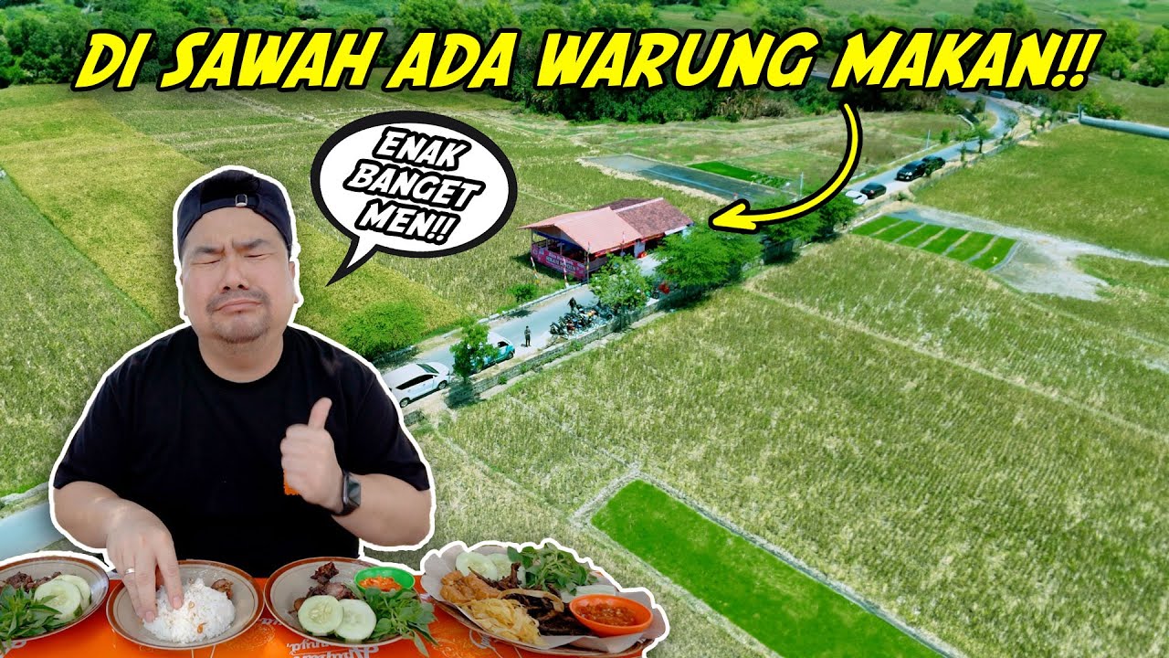 NEMU MAKANAN ENAK DI TENGAH-TENGAH SAWAH