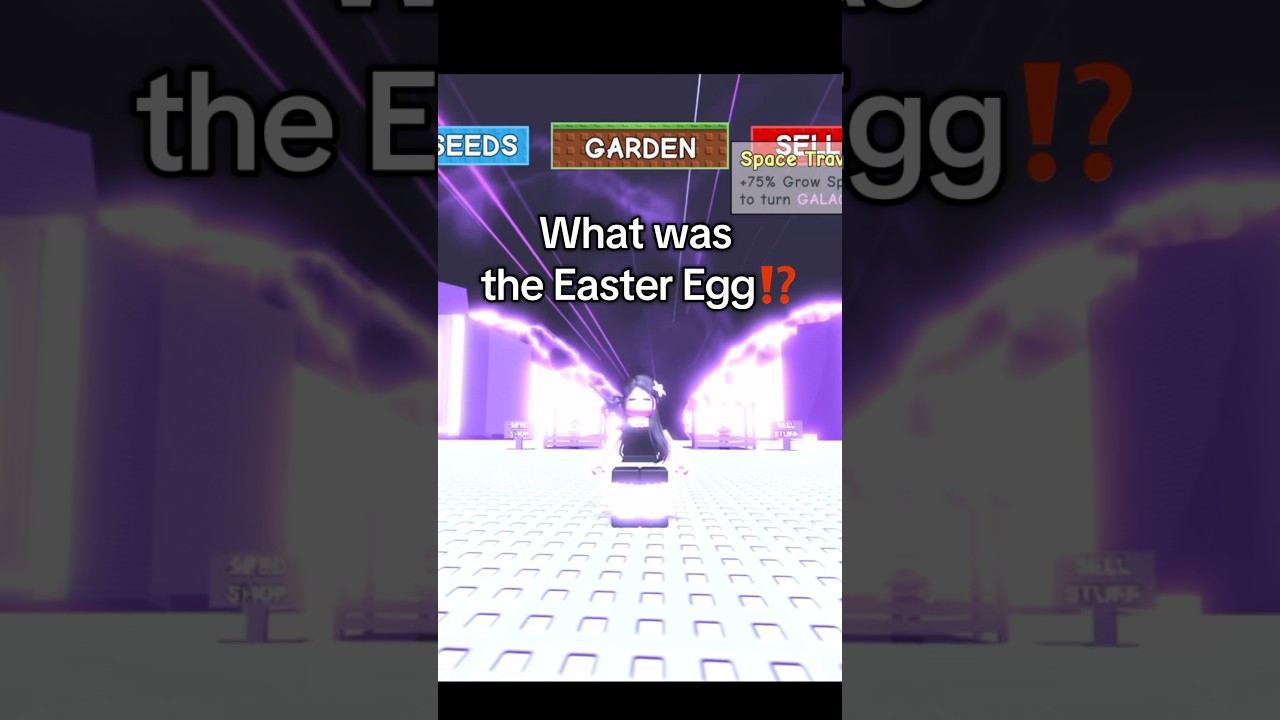 Easter Egg 🥚 During Space Travel Event 🌌 Grow a Garden Roblox #growagarden #roblox #spacetravel