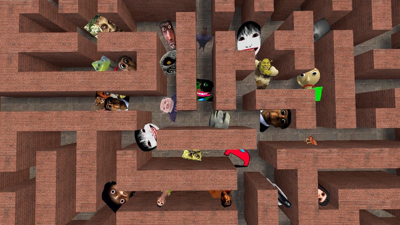 Hi Bizcochito Yoshie Us And Kloker Baldi Aughh Nextbot Fun Gmod Is Backroom In Maze #nextbotgmod