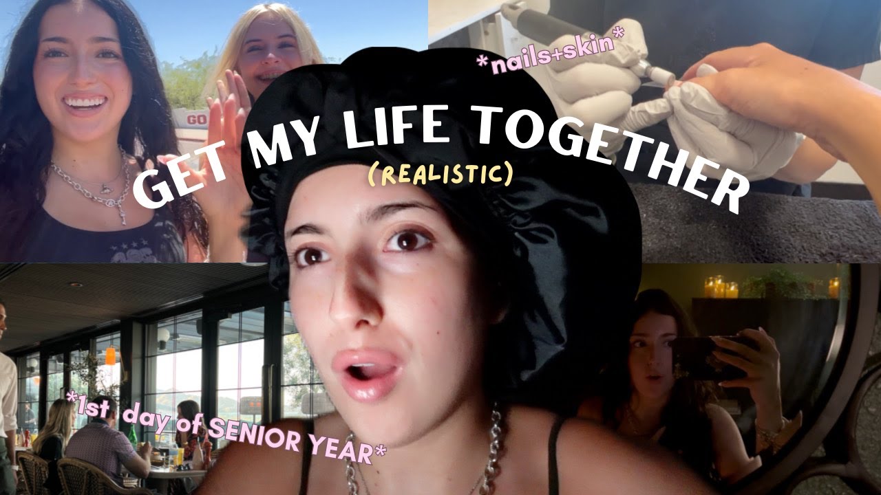 getting my life together FOR SENIOR YEAR VLOG (but realistic)