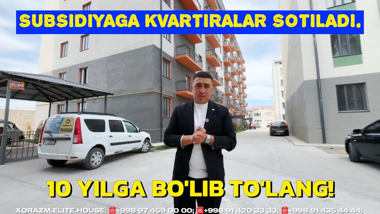 SUBSIDIYAGA 1,2,3 Xonali kvartiralar sotiladi. YOKI OLDINDAN 20% QOLGANINI 10 YILGA BO'LIB TO'LANG