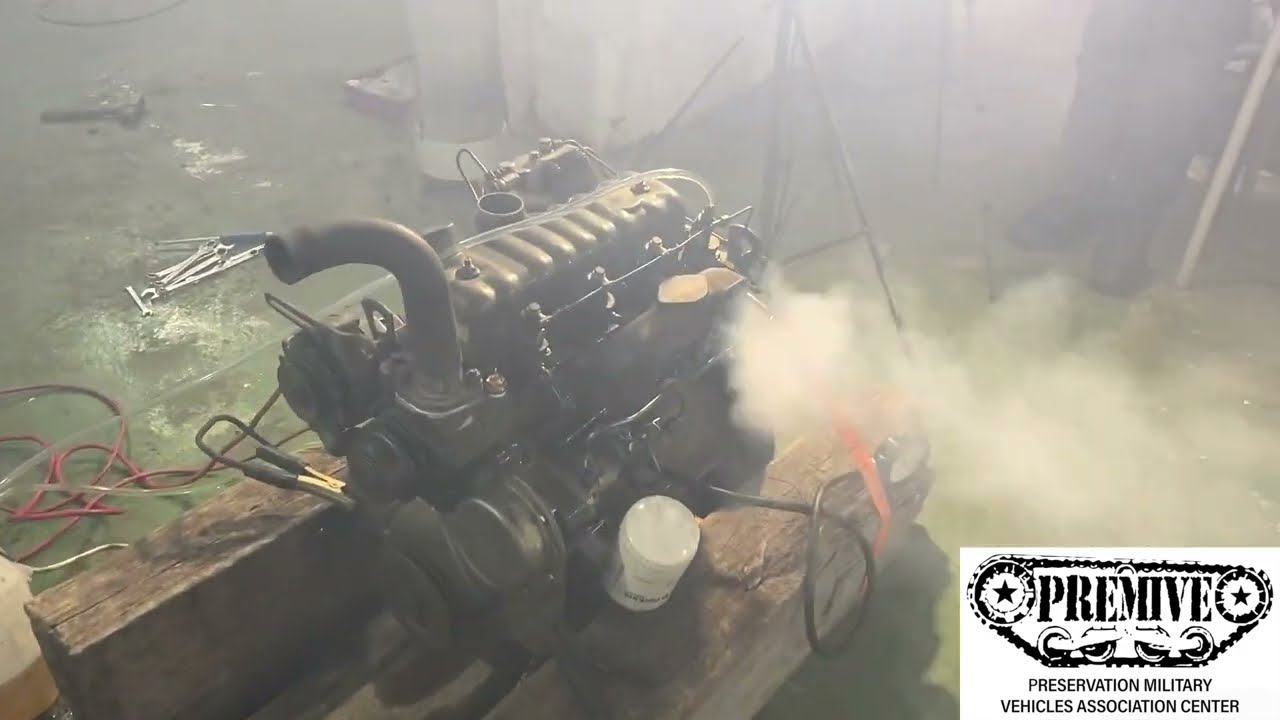 Restauración y puesta en marcha del motor Perkins 4.108 - Jeep Willys CJ3B [PREMIVE]