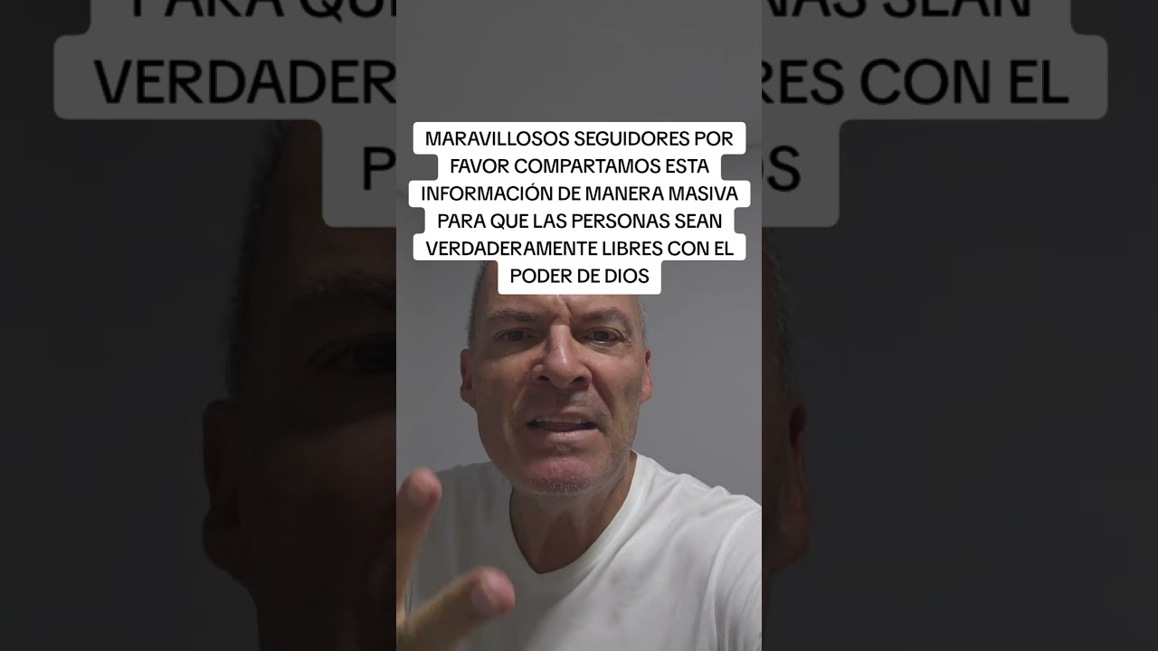 COMPARTIR ESTA INFORMACIÓN MASIVAMENTE AYUDEMOS A LA HUMANIDAD