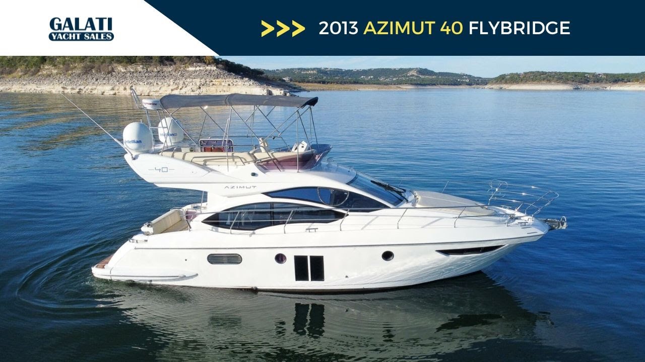 2013 Azimut 40 Flybridge Yacht For Sale