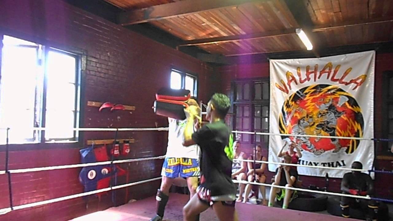 Saenchai cartwheel kick demonstration