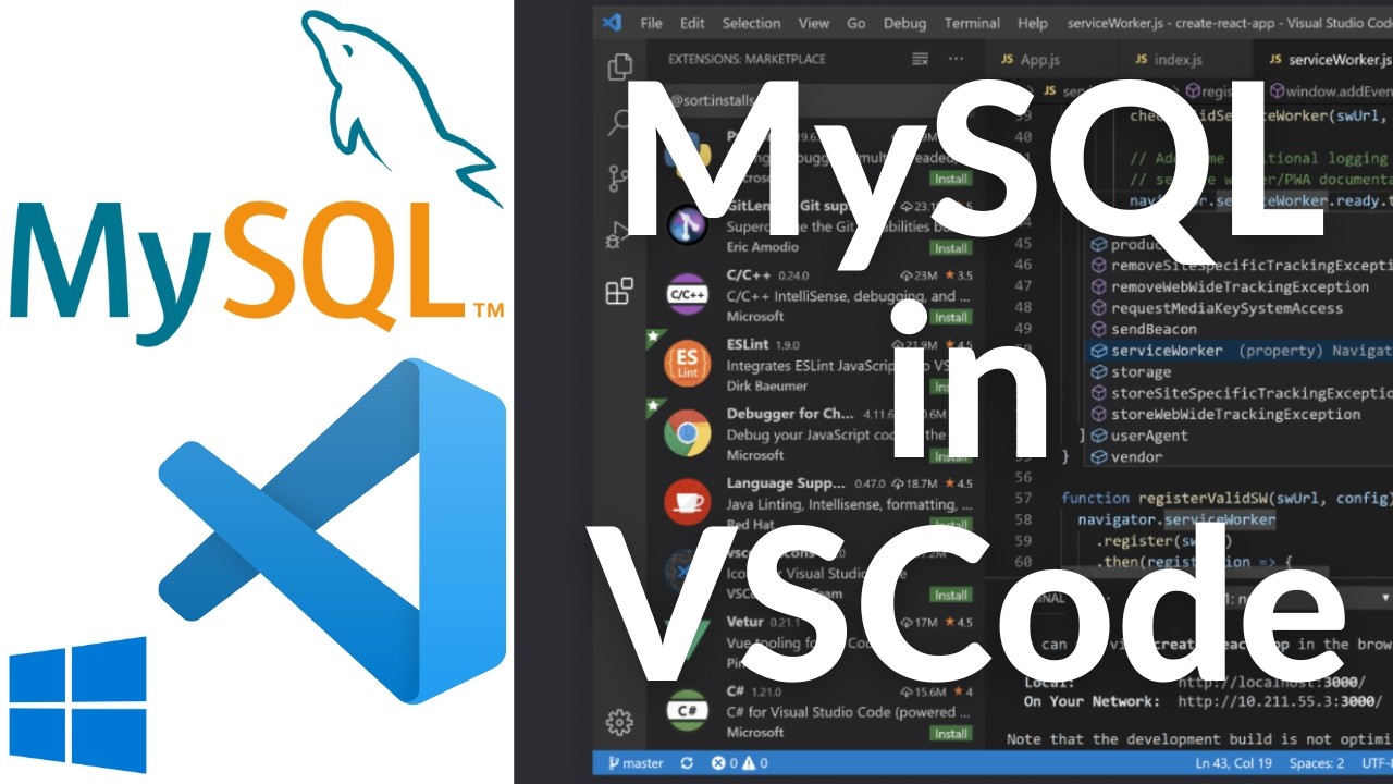 How To Connect to MySQL in Visual Studio Code (VSCode) on Windows 11 and Run SQL Queries