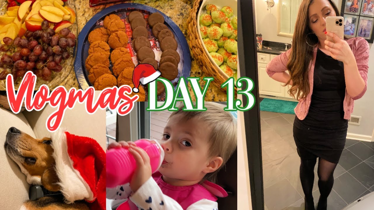 VLOGMAS DAY 13 // Our Christmas Party, Outfit Details, + Easy Recipes!