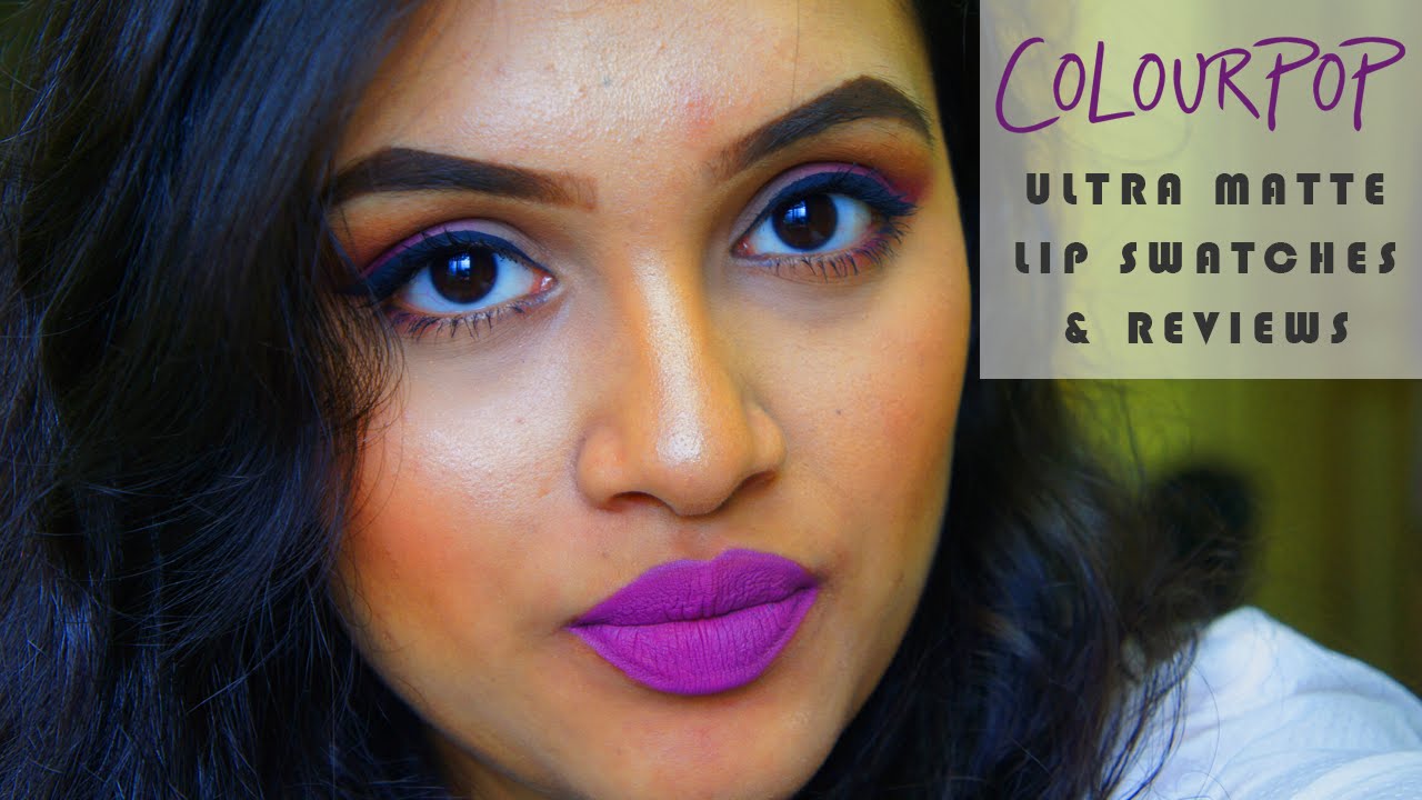 COLOURPOP ULTRA MATTE LIQUID LIPSTICKS | Lip swatches & Reviews❤❤❤
