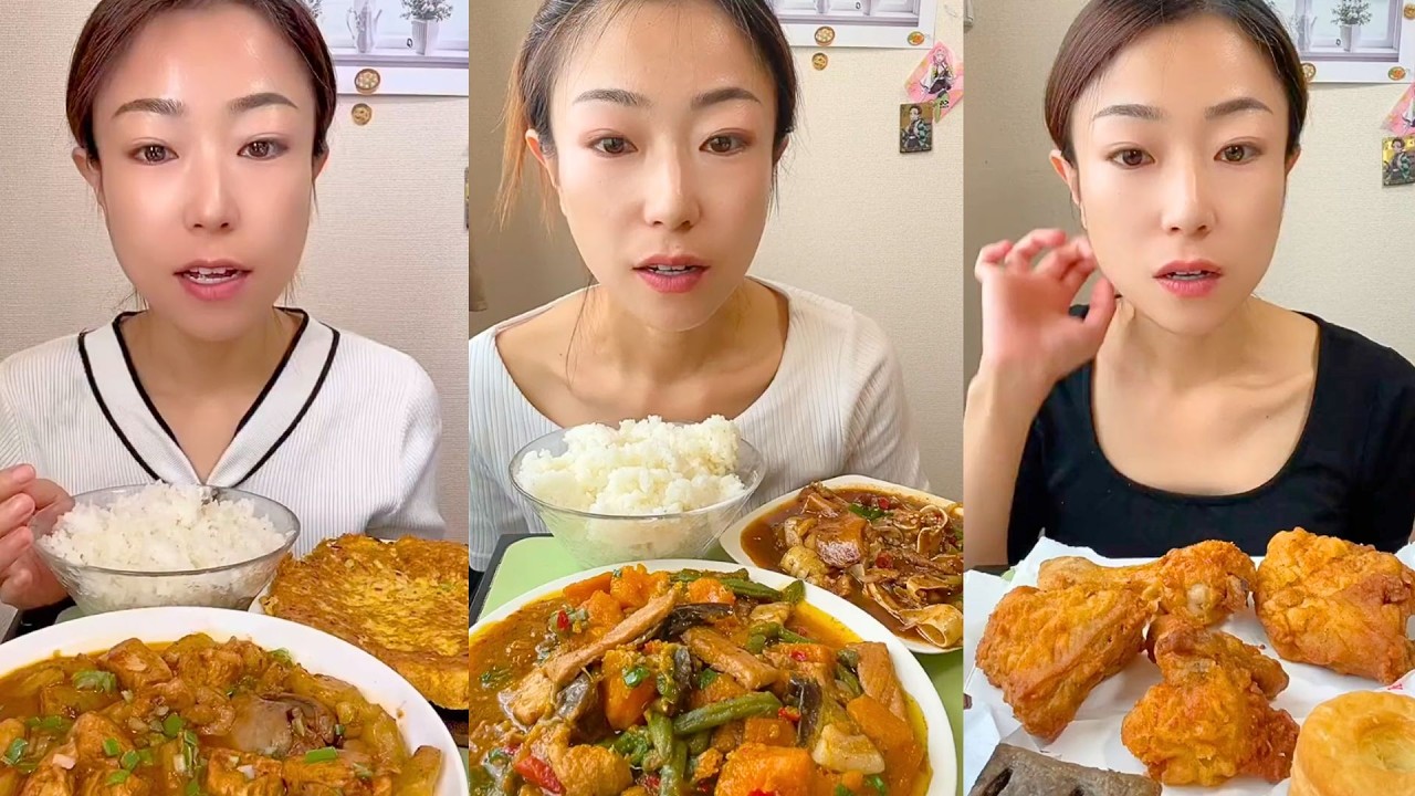 Chinese Home-Cooked Food Mukbang | Realistic Eating Sounds No Talking #445
