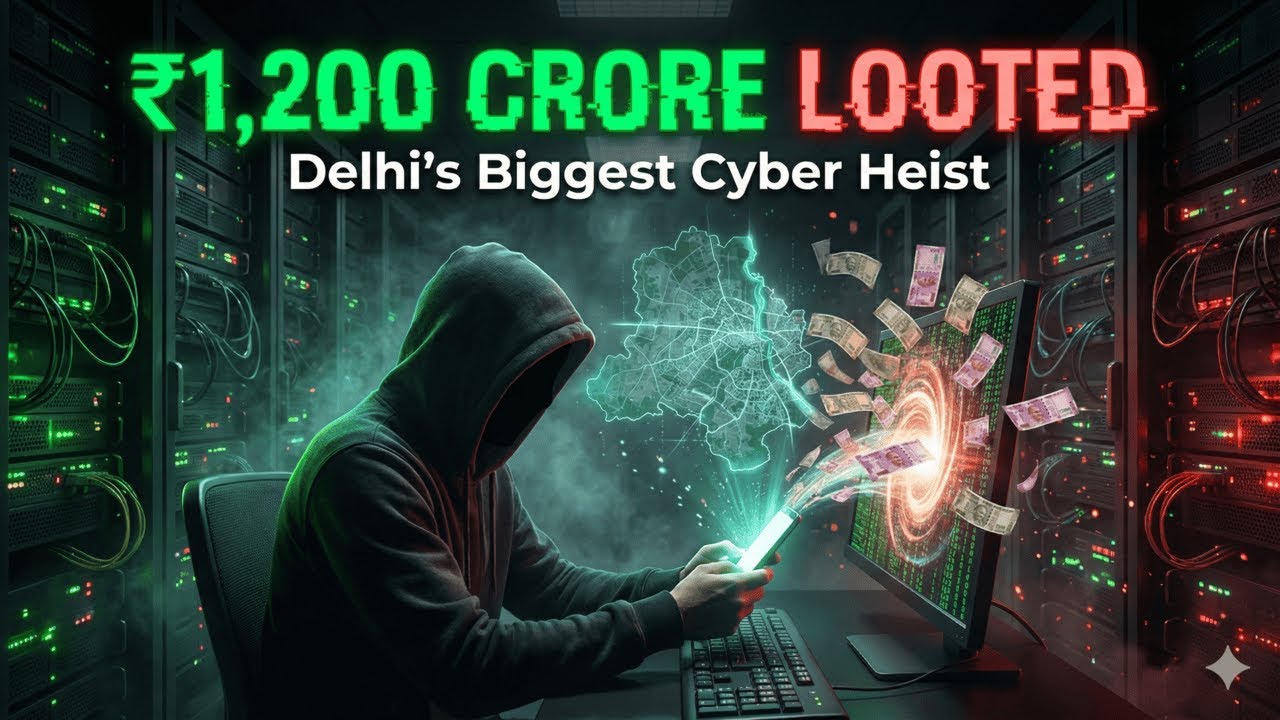 ₹1,200 Crores Looted in Seconds | Delhi’s Biggest Cyber Heist Exposed !!