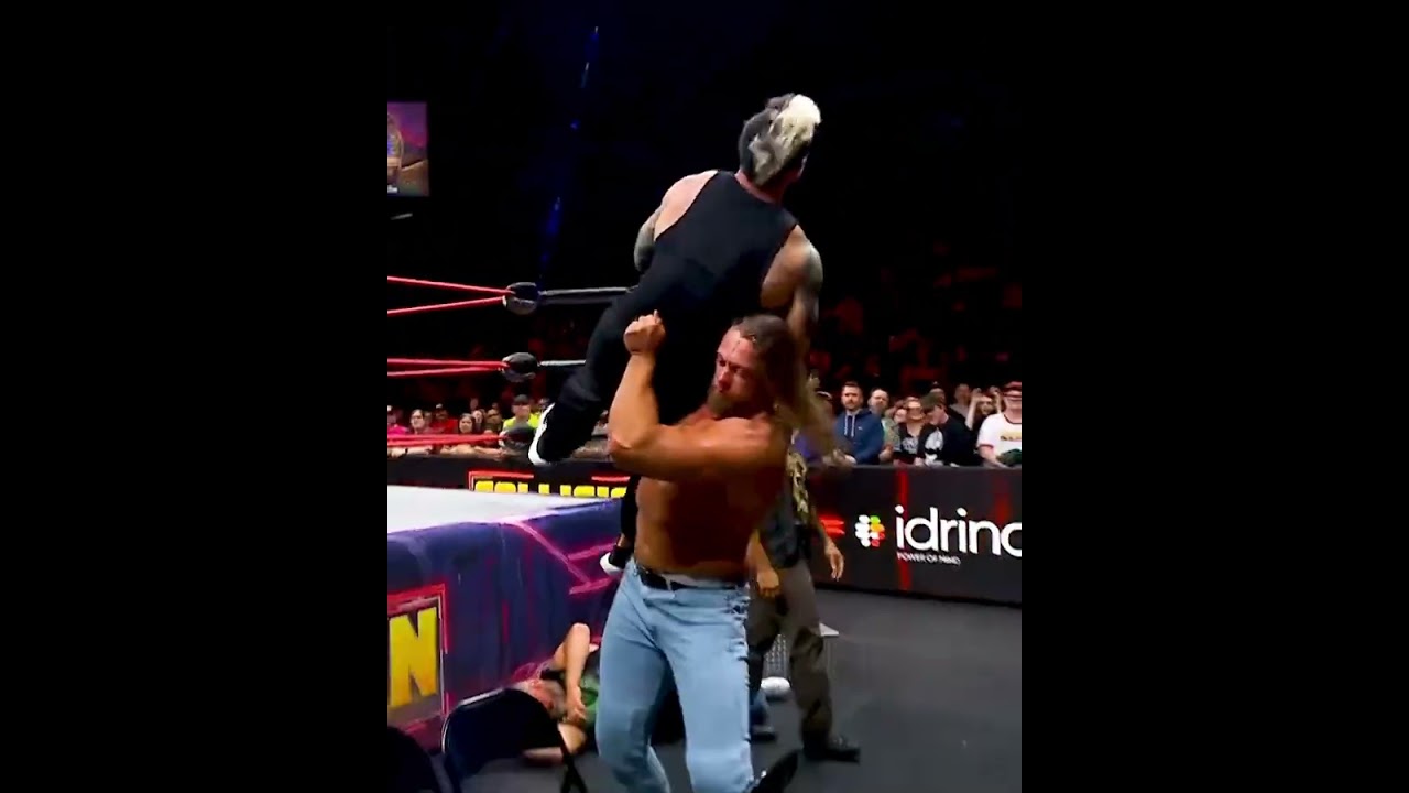 Big Bill slammed Anthony Henry across a row of steel chairs on AEW Collision!