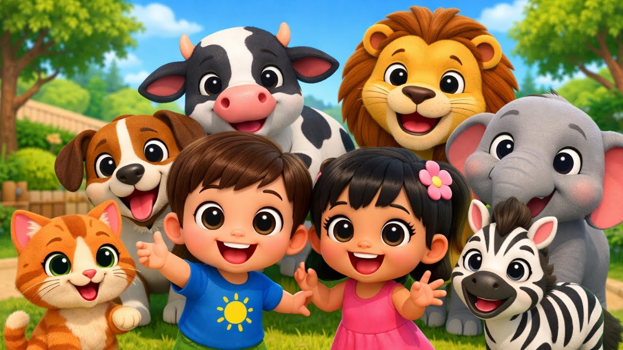 Animal Sounds for Kids | Zoo Animals Sounds | Preschool Learning Video