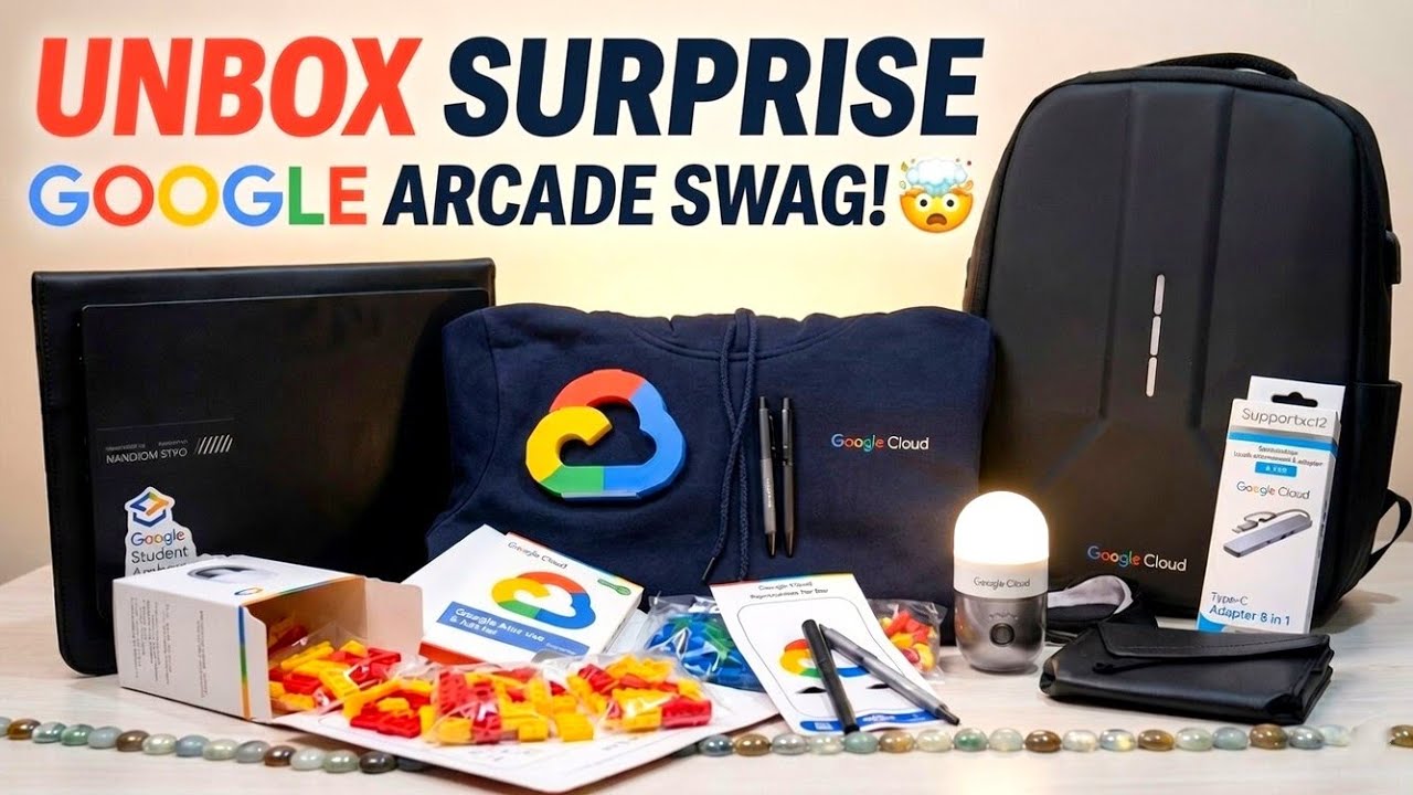 Google Cloud Arcade Swags Unboxing 🔥 THE ARCADE LEGEND MILESTONE 2026 😍 | Jameer dev