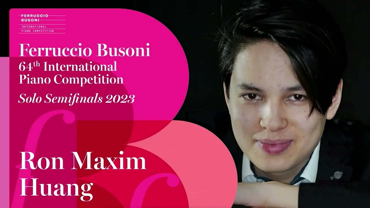 J.S. Bach Piano Partita No.2 BWV 826 - Ron Maxim Huang - Busoni Piano Competition