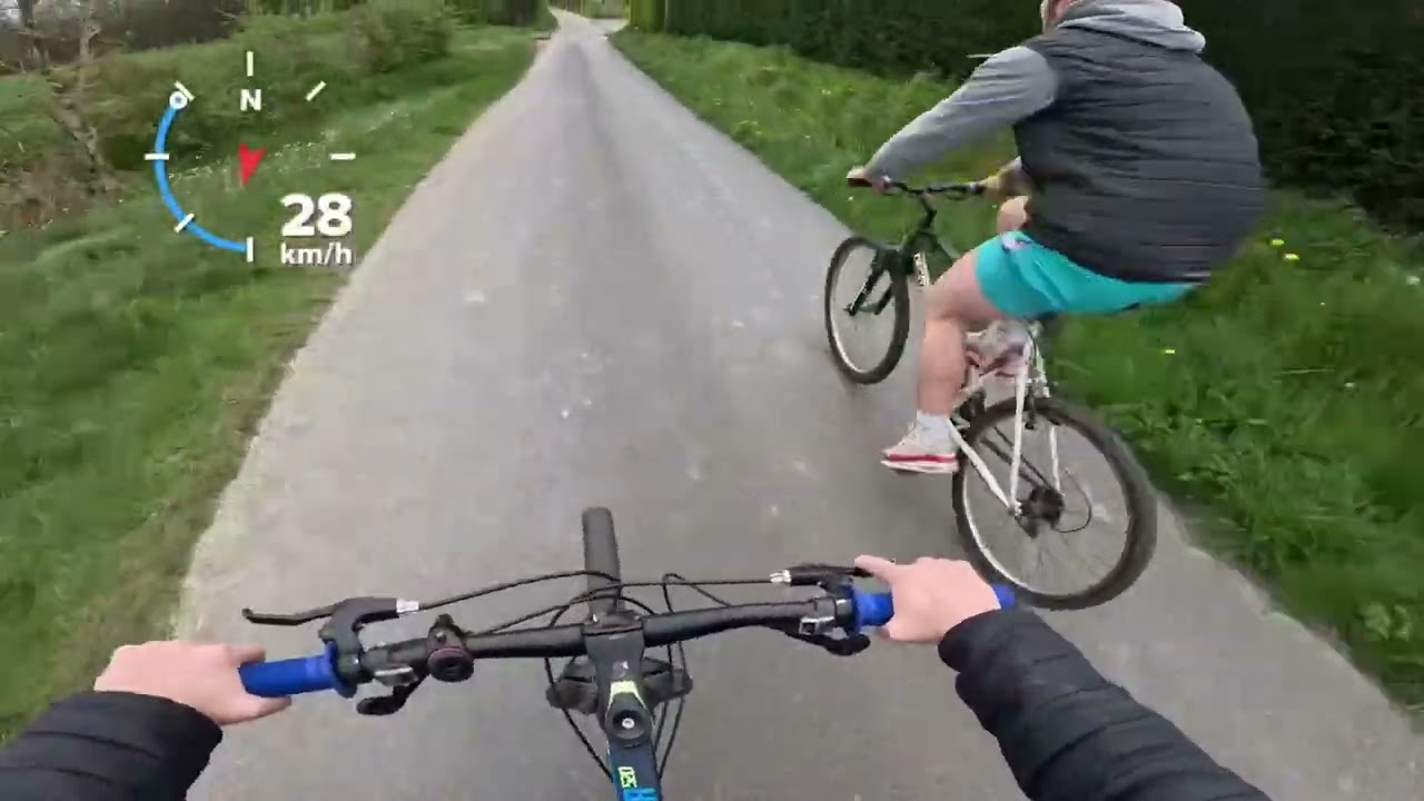 Descentes en VTT sur route (50km/h !?)