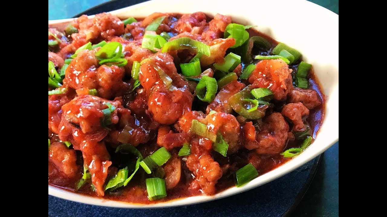 ചില്ലി ഗോബി മഞ്ചൂരിയൻ || Restaurant Style Gobi Manchurian || Cauliflower Manchurian
