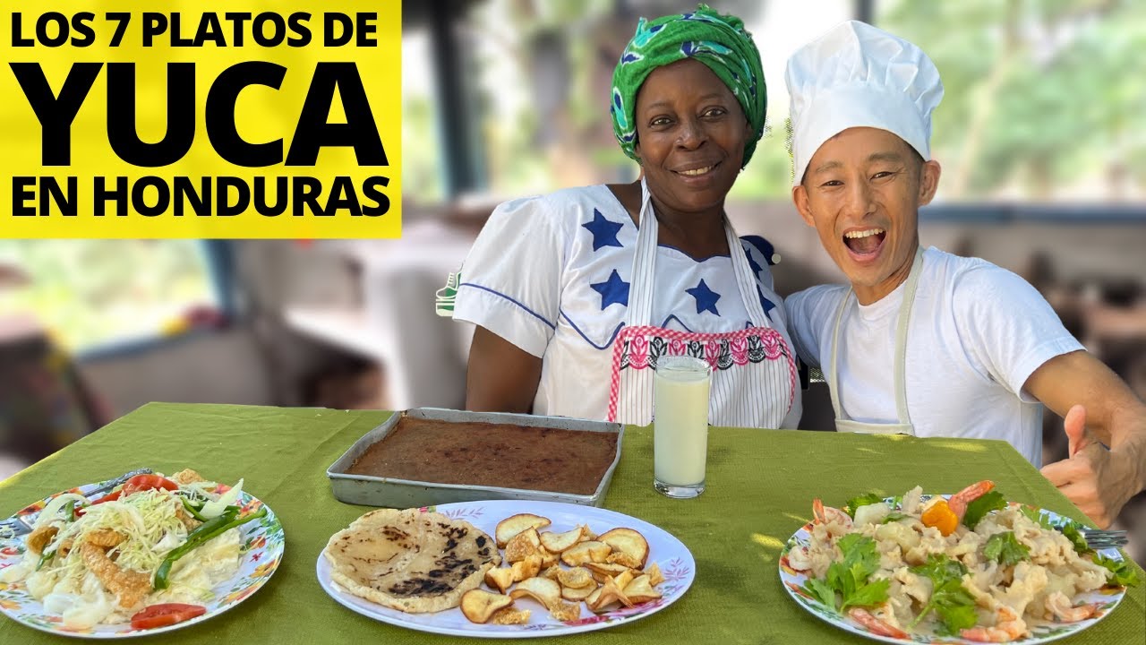 Así comen la YUCA en Honduras | Los 7 platos de yuca Garifuna