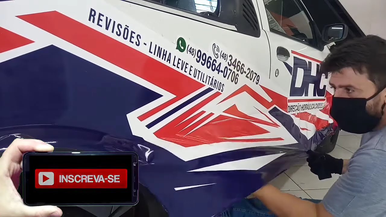 Envelopamento passo a passo... Com impressão digital e verniz de proteção.