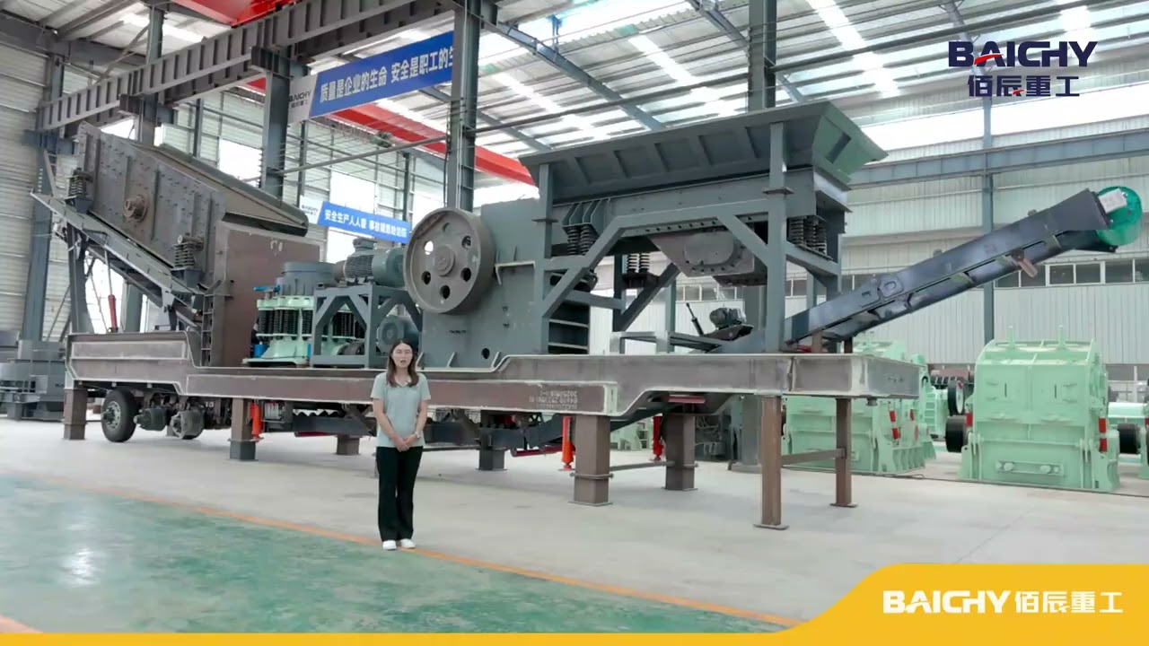 Baichy Machinery 4-in-1 Mobile Crushing & Screening Plant 150tph