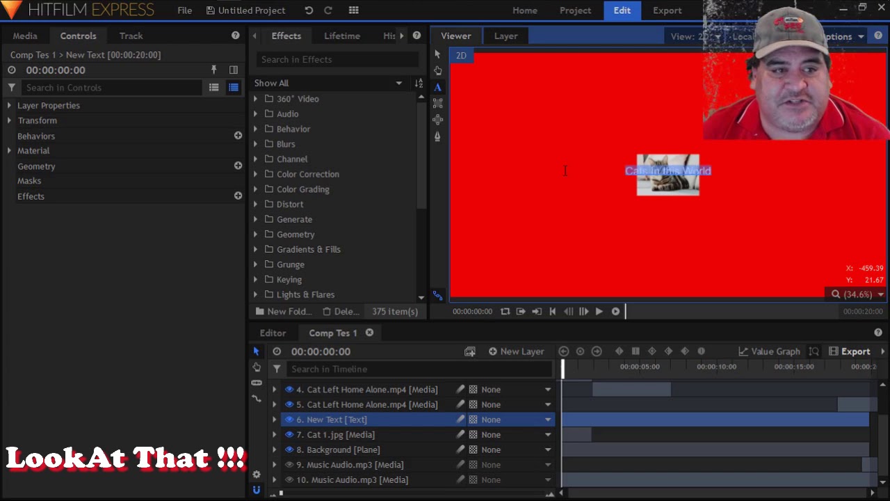 Composite Shot Building in HitFilm Express in 10 Easy Steps For Beginners