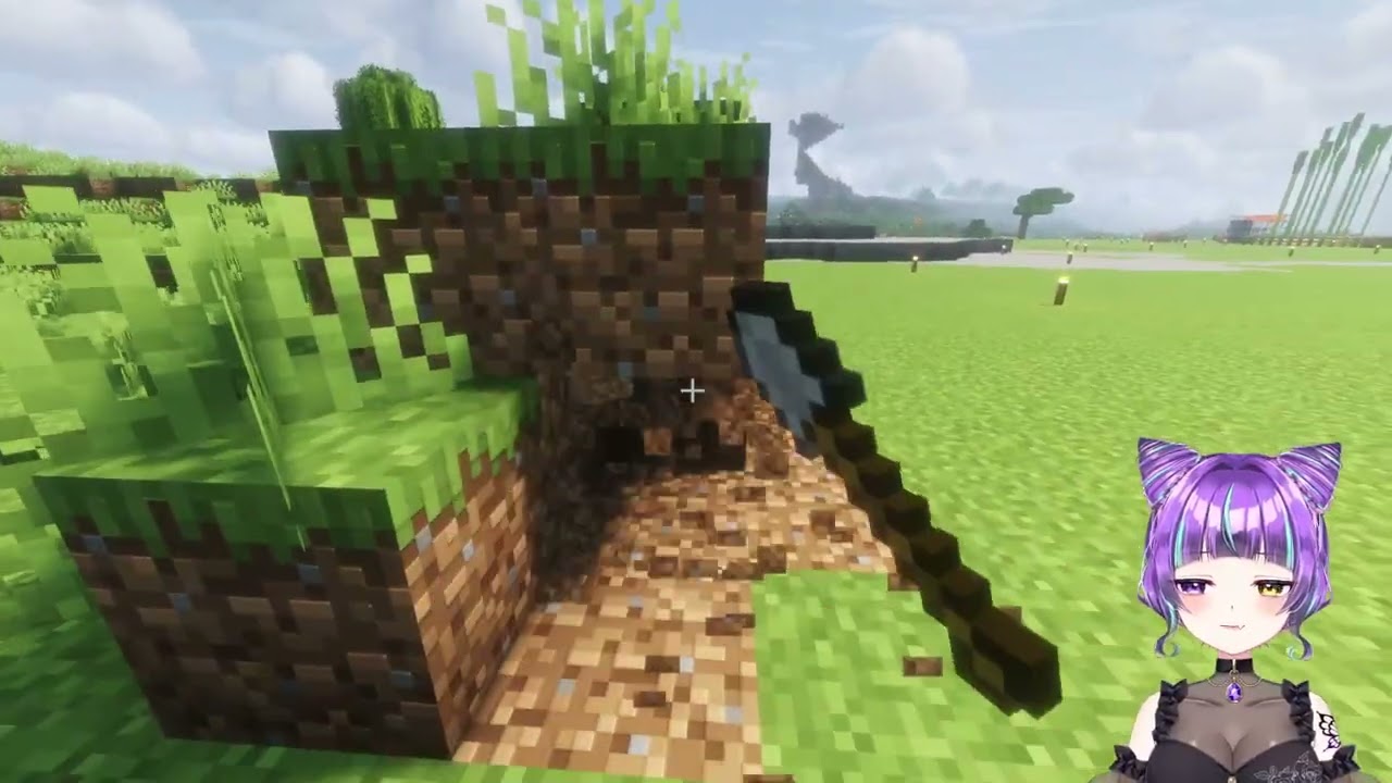 【minecraft】拠点整地と桜を探す旅