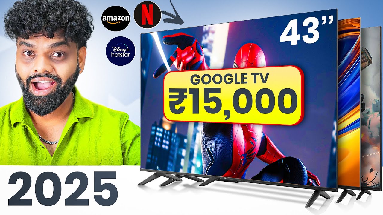 Best TV Under ₹15000 India 2025 – TCL vs Xiaomi vs Samsung Compared