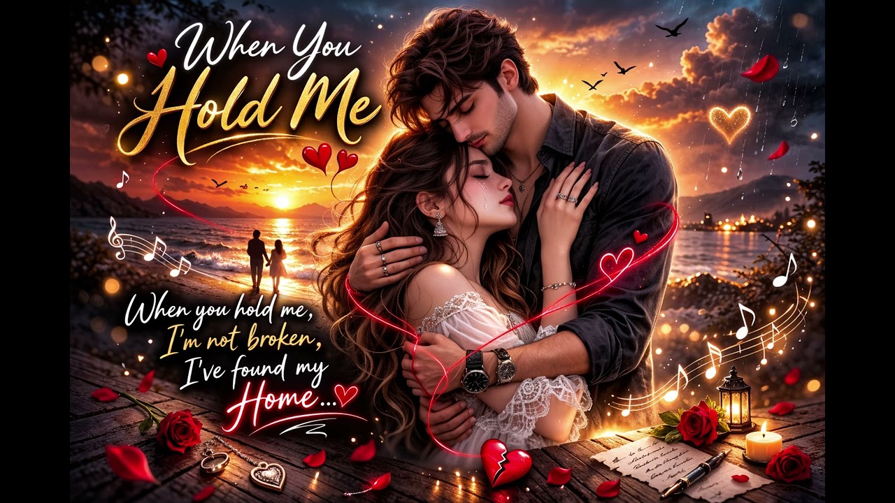 When You Hold Me 💖 | Emotional Romantic Female Love Song | Heartfelt Piano Ballad#WhenYouHoldMe