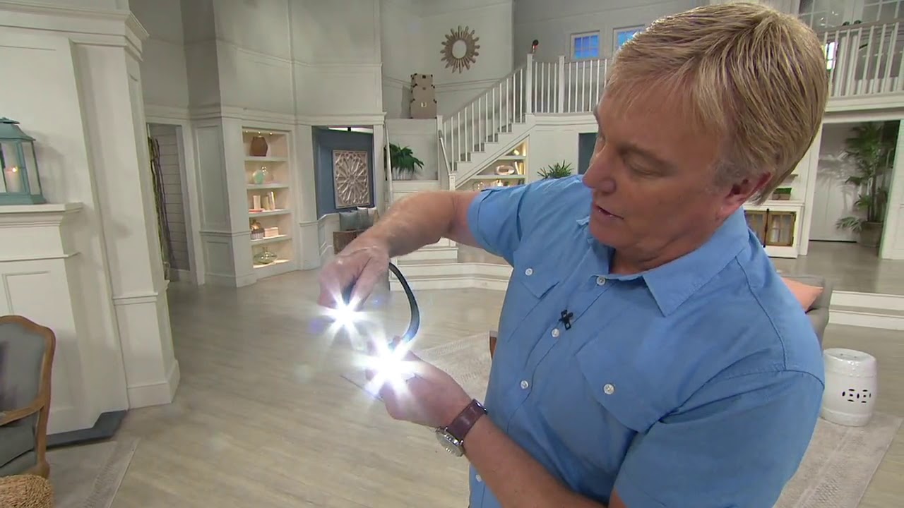 Anywear Hands-Free Versatile Neck Light with 4 Modes on QVC