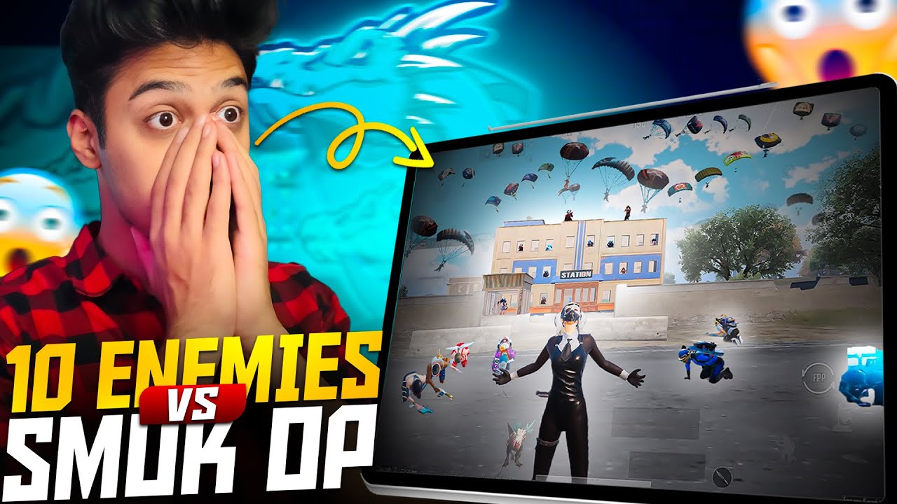 10 Enemies VS Smuk Op IN 1 Building😱 | Can I Survive? PUBG MOBILE