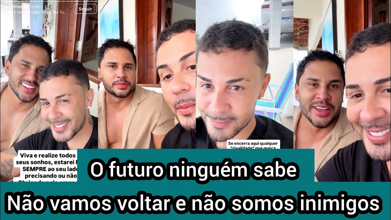 Solteiros - Carlinhos Maia e Lucas Guimarães pedem pra não criarem expectativas pois não irão voltar