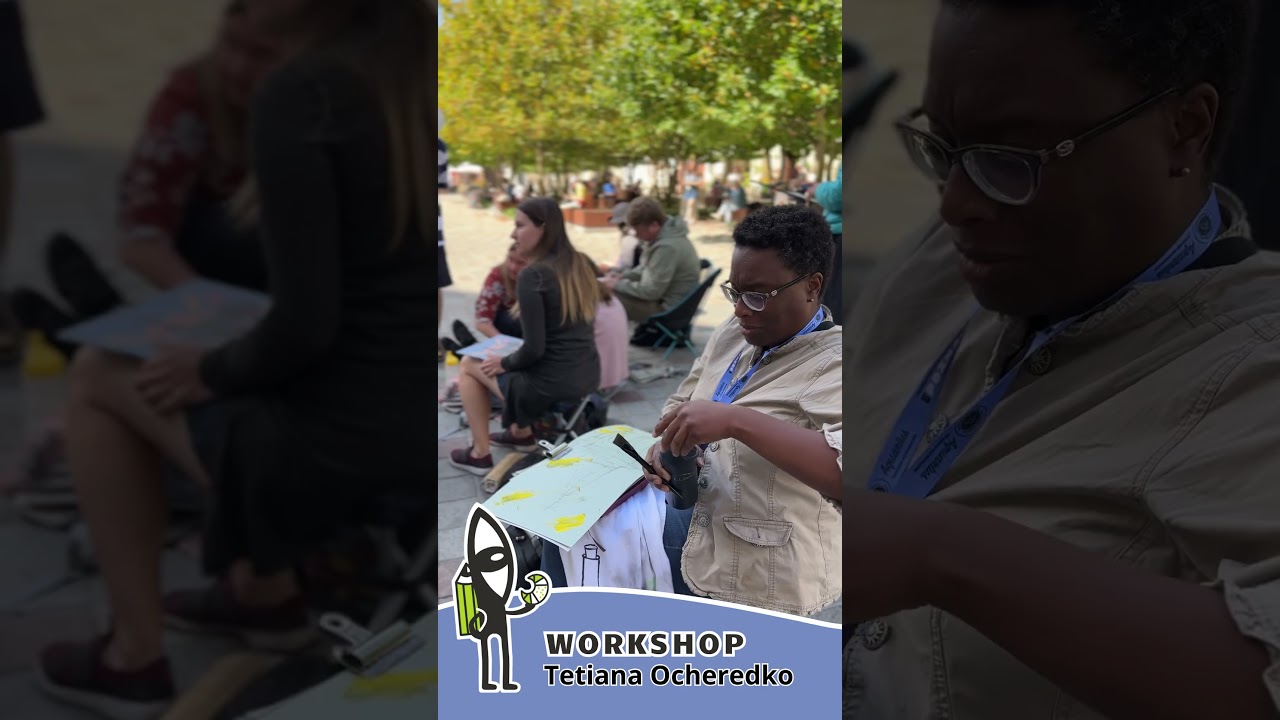 Workshop Reel: “Stains and Textures in Architectural Sketches” by Tetiana Ocheredko