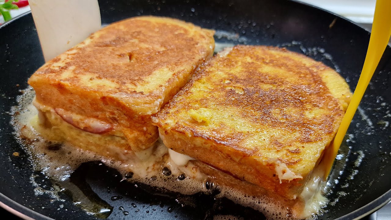 Я никогда не ела таких вкусных тостов❗ Быстрый завтрак за 5 минут! Легкий рецепт!