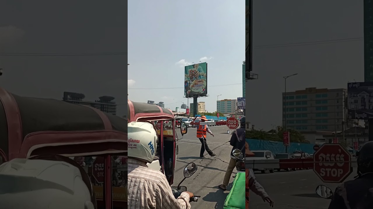 Cambodia train street #shorts