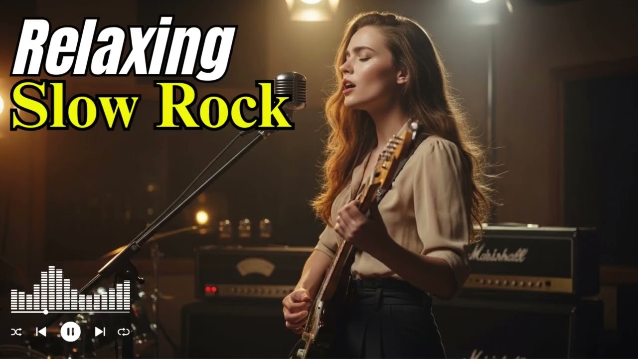 Late Night Slow Rock Playlist 🌌 Chill Rock for Quiet Nights