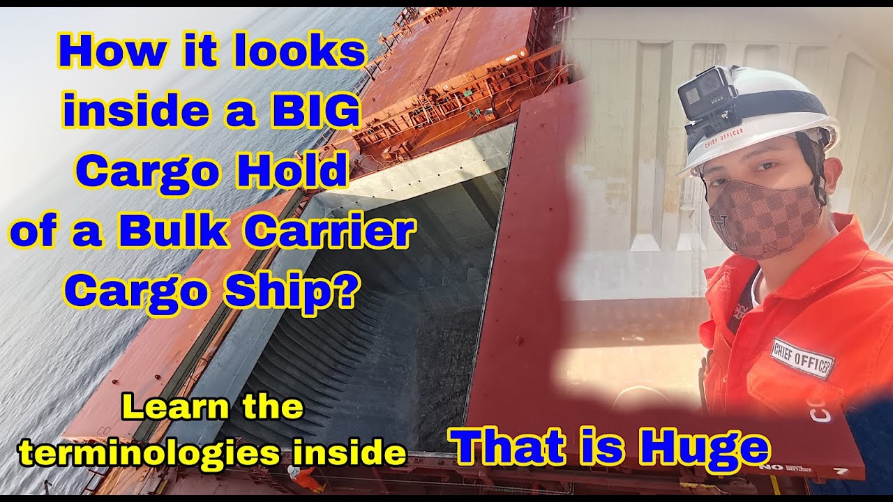 INTO THE SHIP’S BIG CARGO HOLD | PANAMAX BULK CARRIER | CHIEF Red SEAMAN VLOG EP.13