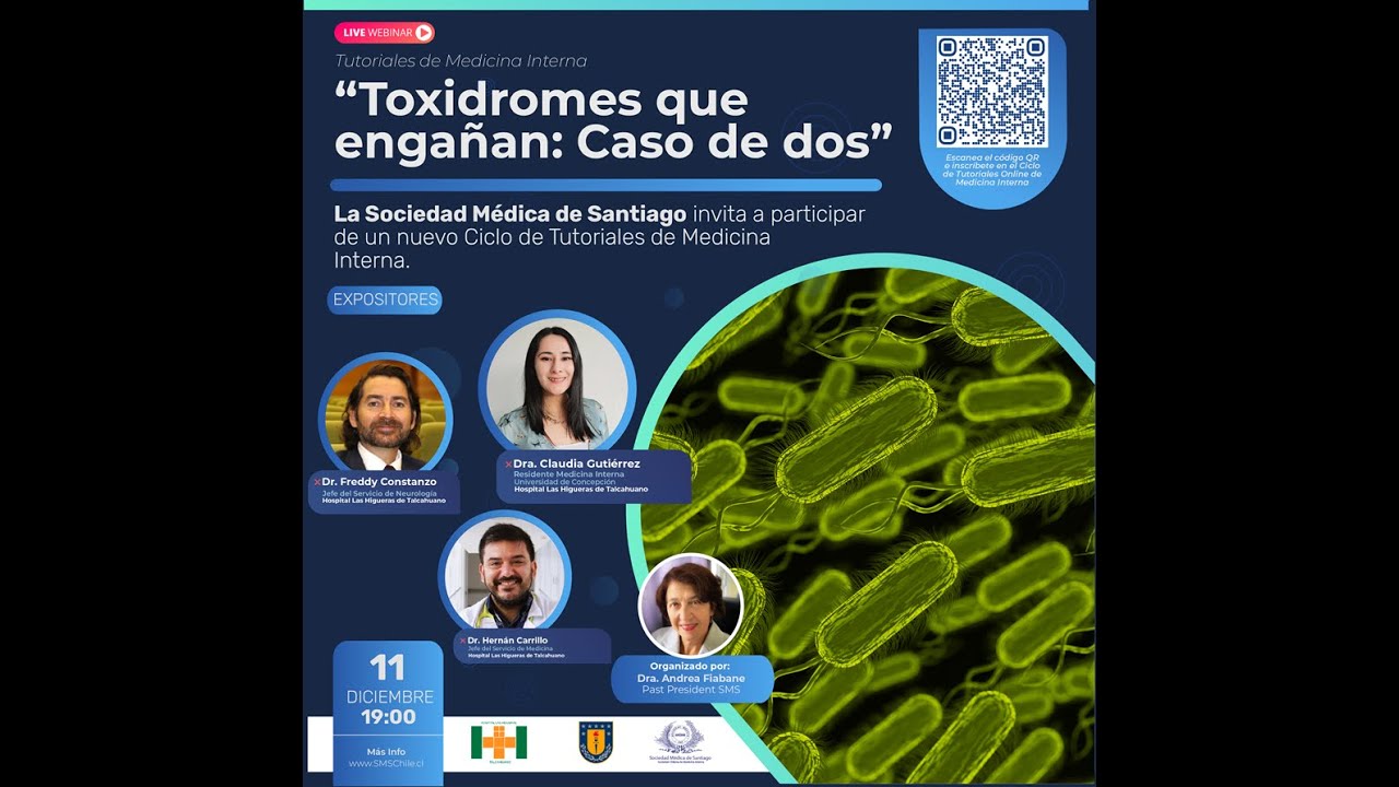 Tutorial Medicina Interna 2024, Diciembre : Toxidromes que engañan: Caso de dos.