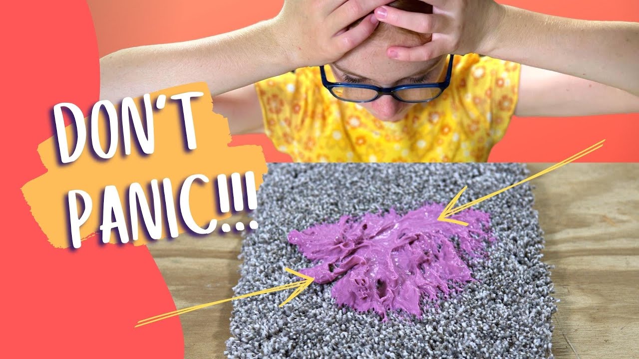 Get slime out of your carpet in 3 minutes (The easiest way)