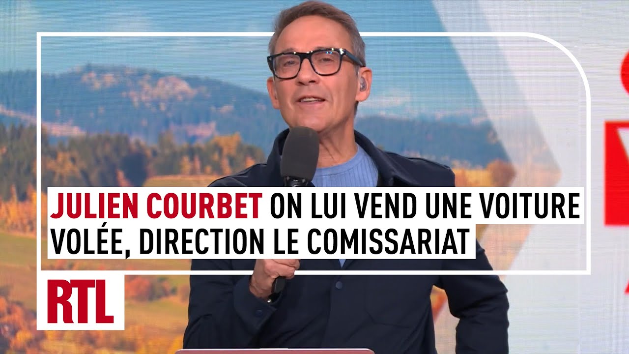Julien Courbet : on lui vend une voiture volée, direction le comissariat