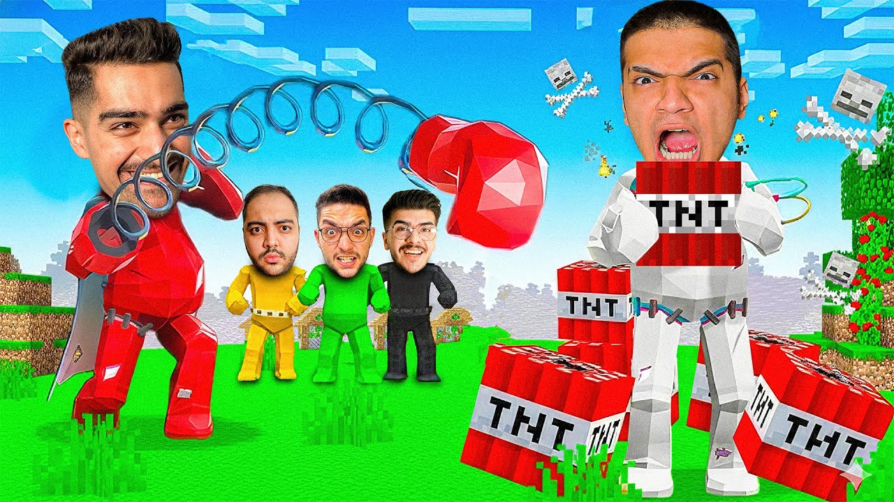 پامل پارتی تو مپ ماینکرفت ولی با همه لاشیا! 😂🔥