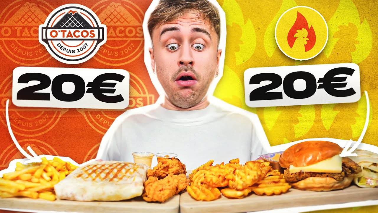 20€ PEPE CHICKEN vs 20€ O'TACOS 🍗