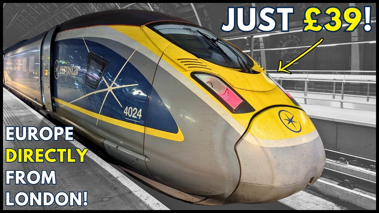 DON'T Fly! Take the TRAIN! London to Rotterdam with the Eurostar!