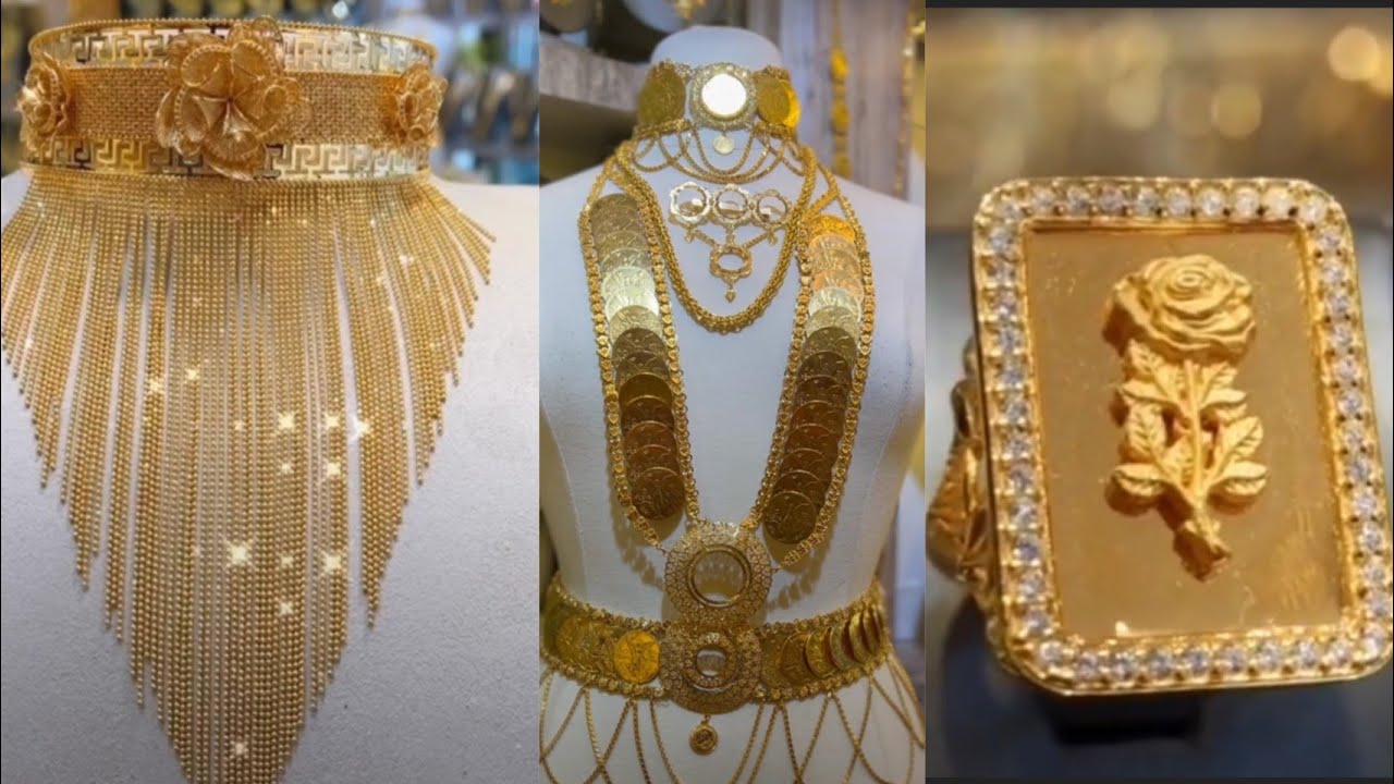 موديلات/جديده/من/الذهب/الهندي /والكويتي/والتركي/أساور/مزنط/شميله/شعبي/أطقم/العروسة/