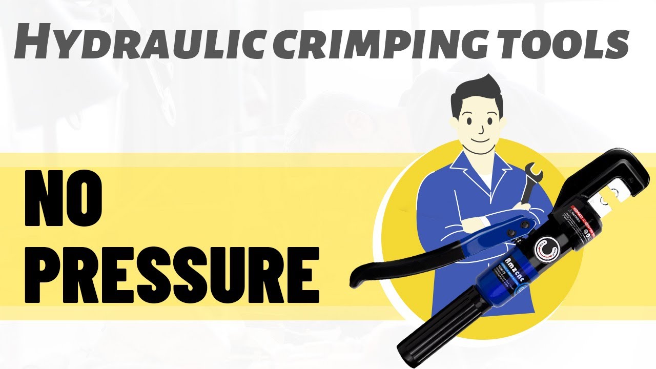 No Pressure | HYDRAULIC CRIMPING TOOL teaches you how to repair and maintain the