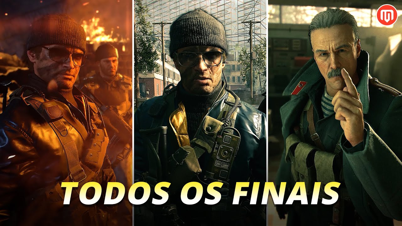 Call of Duty: Black Ops Cold War - Todos os Finais (Dublado)